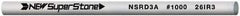 Value Collection - Round Ceramic Finishing Stick - 50mm Long x 3mm Wide, 1,000 Grit - Eagle Tool & Supply