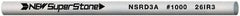Value Collection - Round Ceramic Finishing Stick - 100mm Long x 2.35mm Wide, 1,000 Grit - Eagle Tool & Supply