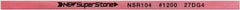 Value Collection - Flat Ceramic Finishing Stick - 100mm Long x 2mm Wide x 10mm Thick, 1,200 Grit - Eagle Tool & Supply