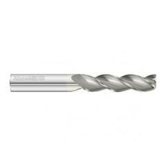 1/2 Dia. x 4 Overall Length 3-Flute Square End Solid Carbide SE End Mill-Round Shank-Center Cut-FC5 - Eagle Tool & Supply