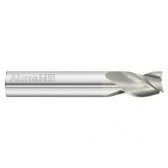3/8 Dia. x 2-1/2 Overall Length 3-Flute Square End Solid Carbide SE End Mill-Round Shank-Center Cut-FC19 - Eagle Tool & Supply