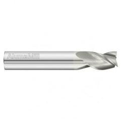3/8 Dia. x 2-1/2 Overall Length 3-Flute Square End Solid Carbide SE End Mill-Round Shank-Center Cut-FC19 - Eagle Tool & Supply