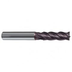 12mm Dia. - 93mm OAL - 4 FL Variable Helix Firex Carbide End Mill - Eagle Tool & Supply