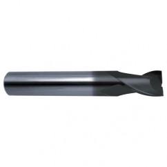 9/16 Dia. x 3-1/2 Overall Length 2-Flute Square End Solid Carbide SE End Mill-Round Shank-Center Cut-Super-A - Eagle Tool & Supply
