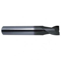 13/32 Dia. x 2-3/4 Overall Length 2-Flute Square End Solid Carbide SE End Mill-Round Shank-Center Cut-Super-A - Eagle Tool & Supply