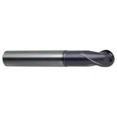 10mm Dia. - 72mm OAL 2 FL 30 Helix Firex Carbide Ball Nose End Mill - Eagle Tool & Supply