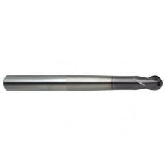 3mm Dia. - 80mm OAL 2 FL 30 Helix Firex Carbide Ball Nose End Mill - Eagle Tool & Supply