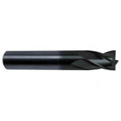 5/16 Dia. x 2-1/2 Overall Length 4-Flute Square End Solid Carbide SE End Mill-Round Shank-Center Cut-Super-A - Eagle Tool & Supply