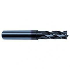 1 Dia. x 5 Overall Length 6-Flute Square End Solid Carbide SE End Mill-Round Shank-Center Cut-Super-A - Eagle Tool & Supply