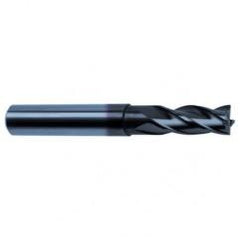 5/16 Dia. x 3 Overall Length 4-Flute Square End Solid Carbide SE End Mill-Round Shank-Center Cut-Super-A - Eagle Tool & Supply