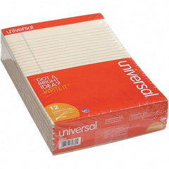 UNIVERSAL - 50 Sheet, 8-1/2 x 11", Legal (Style) Note Pad - Ivory - Eagle Tool & Supply