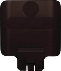 Rubbermaid - Square Lid for Use with 23 Gal Rectangular Recycle Containers - Brown, Polypropylene, For Slim Jim Trash Cans - Eagle Tool & Supply
