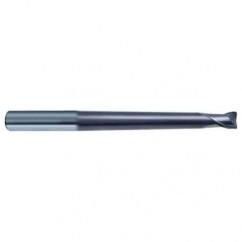 4mm Dia. - 100mm OAL - 2 FL 30 Helix TiAlN Carbide End Mill - Eagle Tool & Supply