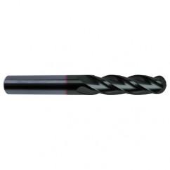 5/16" Dia. - 3 OAL - 30 Helix Super-A CBD Ball Nose EM - 4 FL - Eagle Tool & Supply