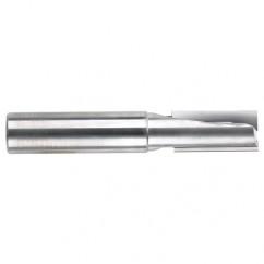 3/8" Dia. - 3" OAL - 2 FL Straight FL Bright Carbide End Mill - Eagle Tool & Supply