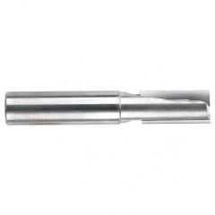 1/4" Dia. - 2-1/2" OAL - 2 FL Straight FL Bright Carbide End Mill - Eagle Tool & Supply