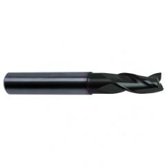 5/16 Dia. x 2-1/2 Overall Length 3-Flute Square End Solid Carbide SE End Mill-Round Shank-Center Cut-Super-A - Eagle Tool & Supply