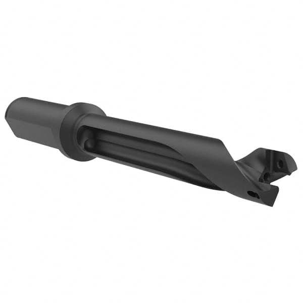Allied Machine and Engineering - 0.6693" to 0.7086" Diam 5xD 3-35/64" Max Depth Straight Flute Spade Drill - Eagle Tool & Supply