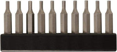 Wiha - Hex Screwdriver Bit - 4mm Drive, 28mm OAL - Eagle Tool & Supply