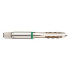 1-1/4-12 2B 4-Flute Cobalt Green Ring Spiral Point Plug Tap-Bright - Eagle Tool & Supply