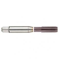 1/4-20 Dia. - 2B - 4 FL - Cobalt Straight Flute Semi-Bott White Ring Tap - Firex - Eagle Tool & Supply