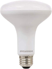 SYLVANIA - 9 Watt LED Flood/Spot Medium Screw Lamp - 2,700°K Color Temp, 650 Lumens, Dimmable, Shatter Resistant, BR30, 11,000 hr Avg Life - Eagle Tool & Supply