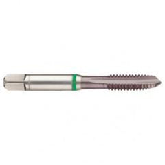 M24x3.0 6H -Flute Cobalt Green Ring Spiral Point Plug Tap-TiCN - Eagle Tool & Supply