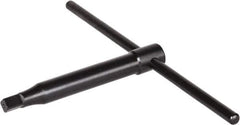 Samchully - 7-1/2" Chuck Diam Compatibility, Lathe Chuck T-Wrench - Compatible with FTC-190, TC-190 Chucks, 0.4331" Actual Key Square Size - Eagle Tool & Supply