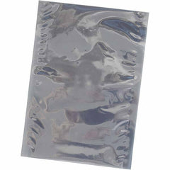 Made in USA - 10" Long x 8" Wide, 3 mil Thick, Open Top Open End Static Protection Bag - Transparent, Standard Grade - Eagle Tool & Supply