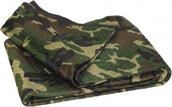 Value Collection - 72" Long x 80" Wide Cotton/Poly Blend Tarp & Dust Cover - Camouflage - Eagle Tool & Supply