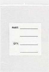 Value Collection - 9 x 12", 4 mil Parts Bag with Hang Holes - Clear - Eagle Tool & Supply