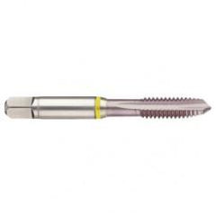 16193 2B 3-Flute Cobalt Yellow Ring Spiral Point Plug Tap-MolyGlide - Eagle Tool & Supply