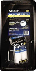 Wooster Brush - 13" Long, Mini Roller Kit - Steel Frame, Includes Paint Tray, Roller Cover & Frame - Eagle Tool & Supply