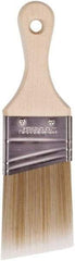 Wooster Brush - 2" Angled Polyester Angular Brush - 2-11/16" Bristle Length, 2-7/8" Wood Fluted Handle - Eagle Tool & Supply