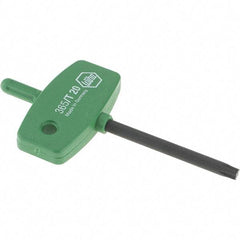 Wiha - T20 Torx Key - Wing Handle, 45mm Length Under Head, 3.1" OAL - Eagle Tool & Supply