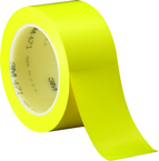 List 471 3" x 36 yds Vinyl Tape - Yellow - Eagle Tool & Supply