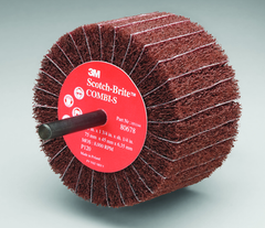 3" - P120 Grit - Aluminum Oxide - Combi-S Wheel - Eagle Tool & Supply