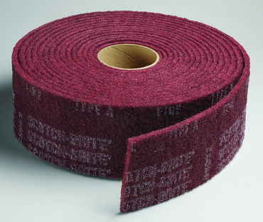 6'' x 30 ft. - Grade A Very Fine Grit - Scotch-Brite Clean & Finish Non Woven Abrasive Roll - Eagle Tool & Supply