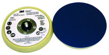 6 x 11/16" - 5/16-24 External Stikit(TM) Low Profile Finishing Disc Pad - Eagle Tool & Supply