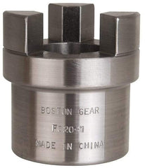 Boston Gear - 1" Max Bore Diam, FC20 Coupling Size, Flexible Half Coupling - 2" OD, 3.69" OAL, Steel - Eagle Tool & Supply