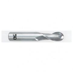 21/64" Dia. - 2-1/2" OAL - Carbide - Ball End HP End Mill-2 FL - Eagle Tool & Supply