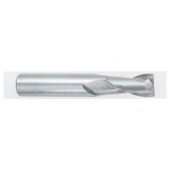 16mm Dia. x 89mm Overall Length 2-Flute Square End Solid Carbide SE End Mill-Round Shank-Center Cutting-TiALN - Eagle Tool & Supply