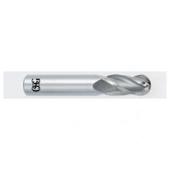 27/64" Dia. - 2-3/4" OAL - Carbide - Ball End HP End Mill-4 FL - Eagle Tool & Supply