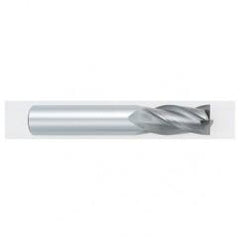 16mm Dia. x 89mm Overall Length 4-Flute Square End Solid Carbide SE End Mill-Round Shank-Center Cutting-Uncoated - Eagle Tool & Supply