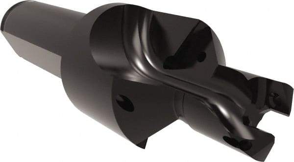 Allied Machine and Engineering - 11 to 12mm Diam, Straight Shank, 15.88mm Body Shank Diam, Combo Chamfer and Countersink Drill - TCMT 110204 Insert, 90.09mm OAL - Eagle Tool & Supply