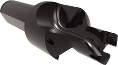 Allied Machine and Engineering - 11 to 12mm Diam, Straight Shank, 15.88mm Body Shank Diam, Combo Chamfer and Countersink Drill - TCMT 110204 Insert, 90.09mm OAL - Eagle Tool & Supply