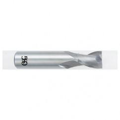 3/8 Dia. x 2 Overall Length 2-Flute Square End Solid Carbide SE End Mill-Round Shank-Center Cutting-Uncoated - Eagle Tool & Supply