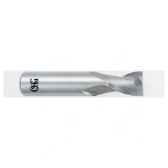 3/8 Dia. x 2 Overall Length 2-Flute Square End Solid Carbide SE End Mill-Round Shank-Center Cutting-Uncoated - Eagle Tool & Supply