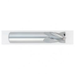 3/4 Dia. x 3 Overall Length 4-Flute Square End Solid Carbide SE End Mill-Round Shank-Center Cut-TiAlN - Eagle Tool & Supply