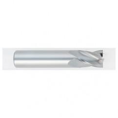 1/2 Dia. x 2-1/2 Overall Length 4-Flute Square End Solid Carbide SE End Mill-Round Shank-Center Cutting-Uncoated - Eagle Tool & Supply